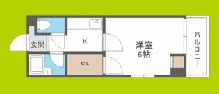 コレクション西田辺【2階】の間取り