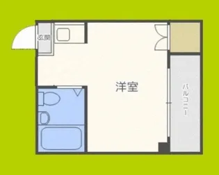 アークハウス中尾【1階】の間取り