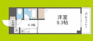 ギャレグラン【4階】の間取り