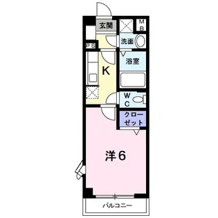 プロムナード歌島【3階】の間取り