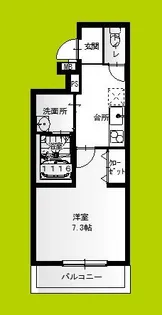 フジパレス三津屋Ⅵ番館【3階】の間取り
