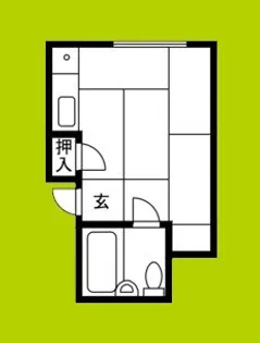 富来マンション【3階】の間取り