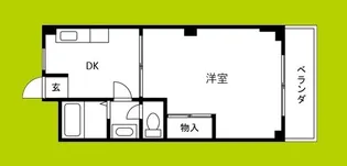 ツワイアクト88【1階】の間取り