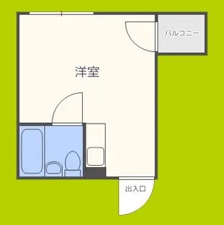 プログレス駒川【6階】の間取り