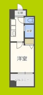 HOPE CITY天神橋【8階】の間取り