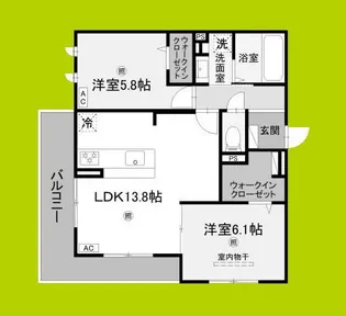 Porto Sereno【2階】の間取り