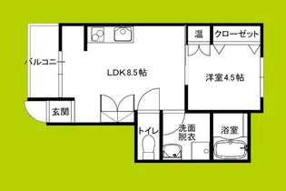 アクシアVII【3階】の間取り