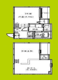 ハーモニーテラス墨江II【2階】の間取り