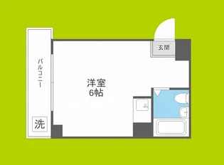 グランシャトー寺田町【3階】の間取り