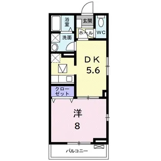 メゾン ドゥ ルミエール【1階】の間取り