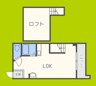 グローリーハイツ平野【6階】の間取り