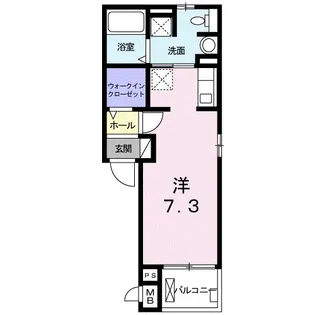 ハピネス浦江 II【3階】の間取り