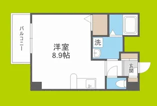 ラシーヌ天王寺町【2階】の間取り