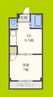 エクセレント新森【5階】の間取り