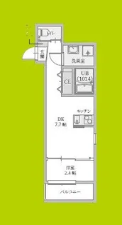 GAZELLE NOAH尼崎尾浜I【1階】の間取り