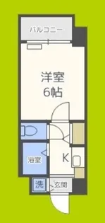 プレサンス阿倍野阪南町【8階】の間取り