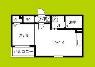 Torrie友井【1階】の間取り