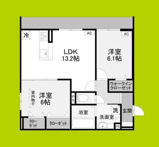 エクシードⅡ【1階】の間取り