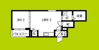 Torrie友井【3階】の間取り
