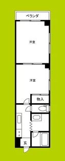 住之江ハウス【4階】の間取り
