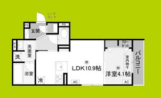 クラシスト新金岡【3階】の間取り