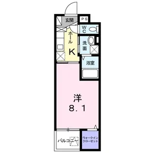 エクセレントⅢ藤田【4階】の間取り