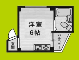 淡路西山マンション【4階】の間取り