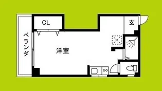 ハイツフルネス【2階】の間取り