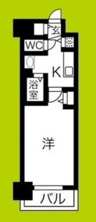 ララプレイスOSAKA WEST PRIME【13階】の間取り