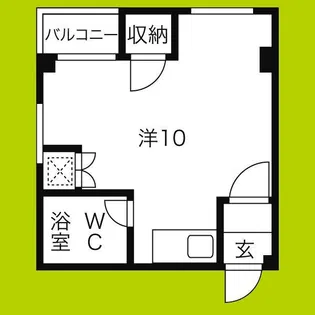 栄光ハイツ【3階】の間取り