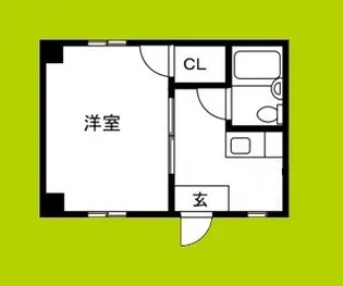 マンション池田【2階】の間取り
