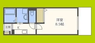 南壱番館【1階】の間取り