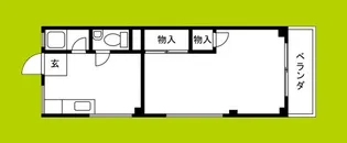 長居きくやマンション【3階】の間取り