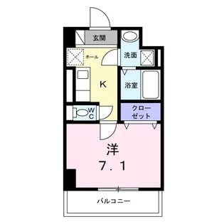 サニーレジデンス吉野Ⅱ【2階】の間取り