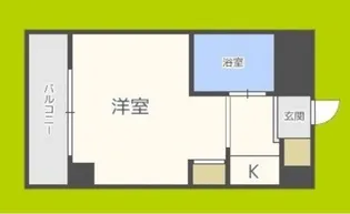 ネオコート天王寺【4階】の間取り