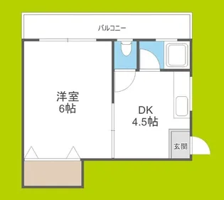 リアライズ上新庄豊新【1階】の間取り