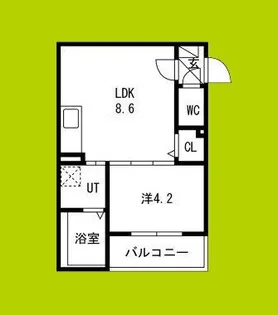 Luce Prima【1階】の間取り