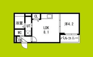 Luce Prima【1階】の間取り