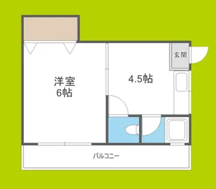 リアライズ上新庄豊新【4階】の間取り