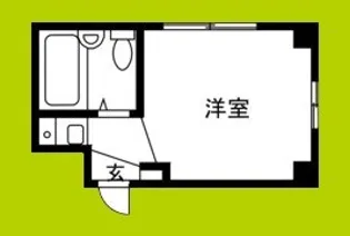 サンプラザ京橋【3階】の間取り