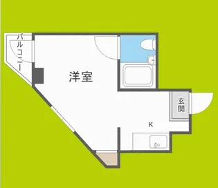 サンプラザ京橋【6階】の間取り
