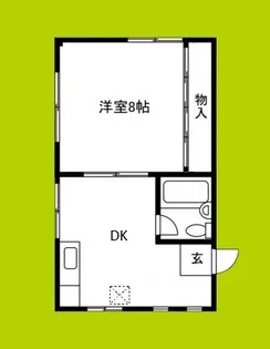 カラキマンション【3階】の間取り