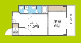M’プラザ城東五番館【5階】の間取り