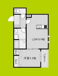LE COCON【3階】の間取り