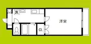 フォレスト西道頓堀【5階】の間取り