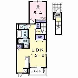 アルムII【2階】の間取り