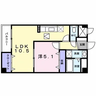 ラ・プラージュ【1階】の間取り