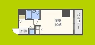 イトーピア高津Ⅱ【8階】の間取り