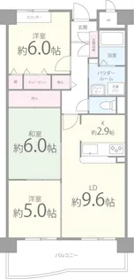 シーズモア【1階】の間取り