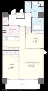 セイワパレス本町東【15階】の間取り